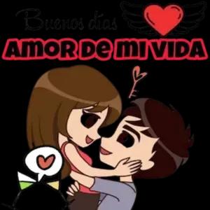 Buenos días, AMOR DE mi VIDA - getsticker.com