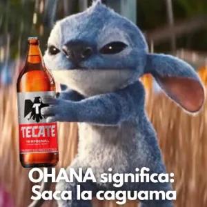 OHANA significa: Saca la caguama - getsticker.com