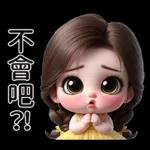 穿著黃色洋裝的可愛女孩