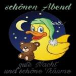schönen Abend
lun B
später guts Nächtle
