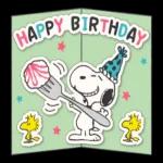 Snoopy Pop-Up Winter Greetings