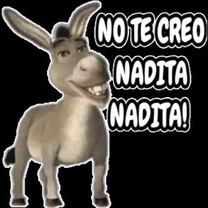 No te creo nadita nadita - getsticker.com