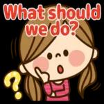 双马尾小女孩文字pack 3