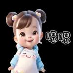 Little very cute girls