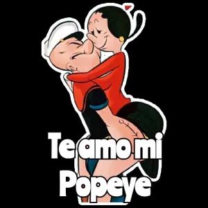 Te amo mi Popeye - getsticker.com