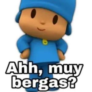 Ah, muy bergas? - getsticker.com