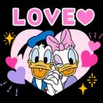 Donald Duck & Daisy Couple Stickers