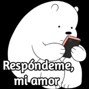 Respondeme mi amor  - getsticker.com