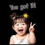 Chubby Funny face girl