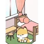 小狐狸與鴨子 春天全螢幕貼圖