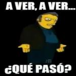 A VER, A VER... ¿QUÉ PASÓ?