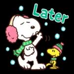Winter Snoopy Moving Backgrounds