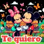 Feliz San Valentín mickey y minnie