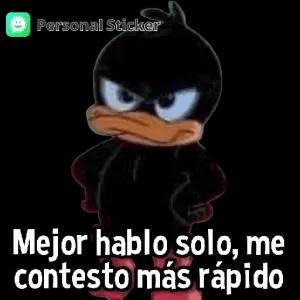 Mejor hablo solo, me contesto más rápido - getsticker.com