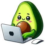 Cute avocado