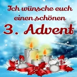 Ich wünsche euch einen schönen 3. Advent - getsticker.com