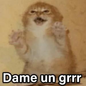 Dame un grrr - getsticker.com