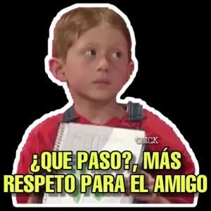 QUICK ¿QUE PASO?, MÁS RESPETO PARA EL AMIGO - getsticker.com