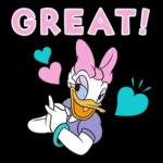 Donald Duck & Daisy Couple Stickers