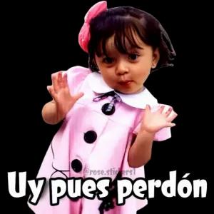 Uy pues perdón - getsticker.com