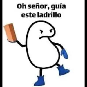 Oh señor, guía este ladrillo - getsticker.com