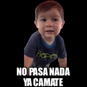 Happ NO PASA NADA YACAMATE  - getsticker.com
