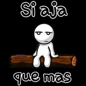 Si aja que mas - getsticker.com