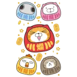 白爛貓新年篇☆賀龍年