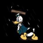 Frustrierter Donald Duck