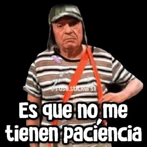 Es que no me tienen paciencia - getsticker.com