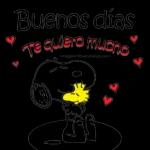 Buenos días Te quiero mucho