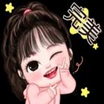 girl sticker 