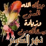 جزاك الله الحسنى وزيادة وسقاك من نهر الكوثر
