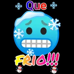 Que ** FRIO!!! - getsticker.com