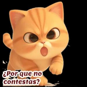 ¿Por que no contestas? - getsticker.com