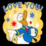 唐老鴨＆黛絲 情侶貼圖 2