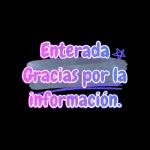 Enterada Gracias por la información.
