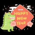 龍年到!暴暴龍來了!新年祝福.朋友.工作問候
