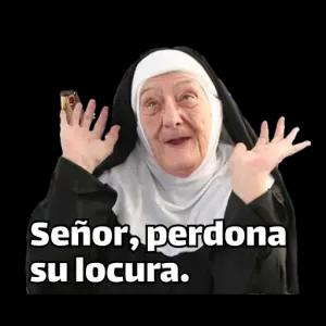Señor, perdona su locura. - getsticker.com