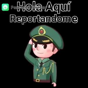Hola Aquí Reportandome - getsticker.com