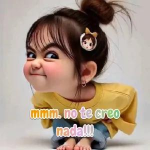 mmm. no te creo nada!!! - getsticker.com