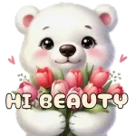 Cute bear stickers