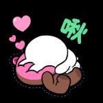 熊大兔兔情侶檔★粉嫩甜蜜