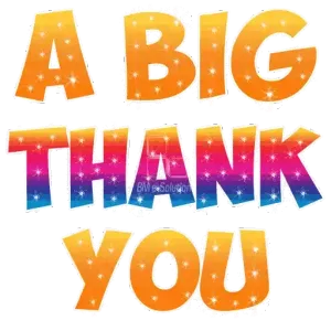 A BIG THANK YOU - getsticker.com