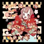 鬼族少女 喜慶新年全螢幕貼圖♪