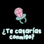 amarley Stickers ¿Te casarías conmigo?