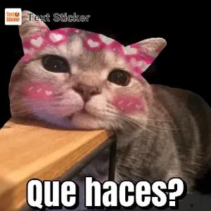 que haces? - getsticker.com