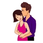                              Amor de parejas animado 💗 TOP STICKERS