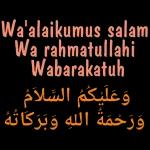 Waalaikumussalam