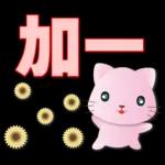 可愛粉粉貓-每日常用語